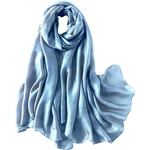 Accessories - Women Solid Color Scarf, Long Lightweight Wraps Shawl Summer Sun-proof